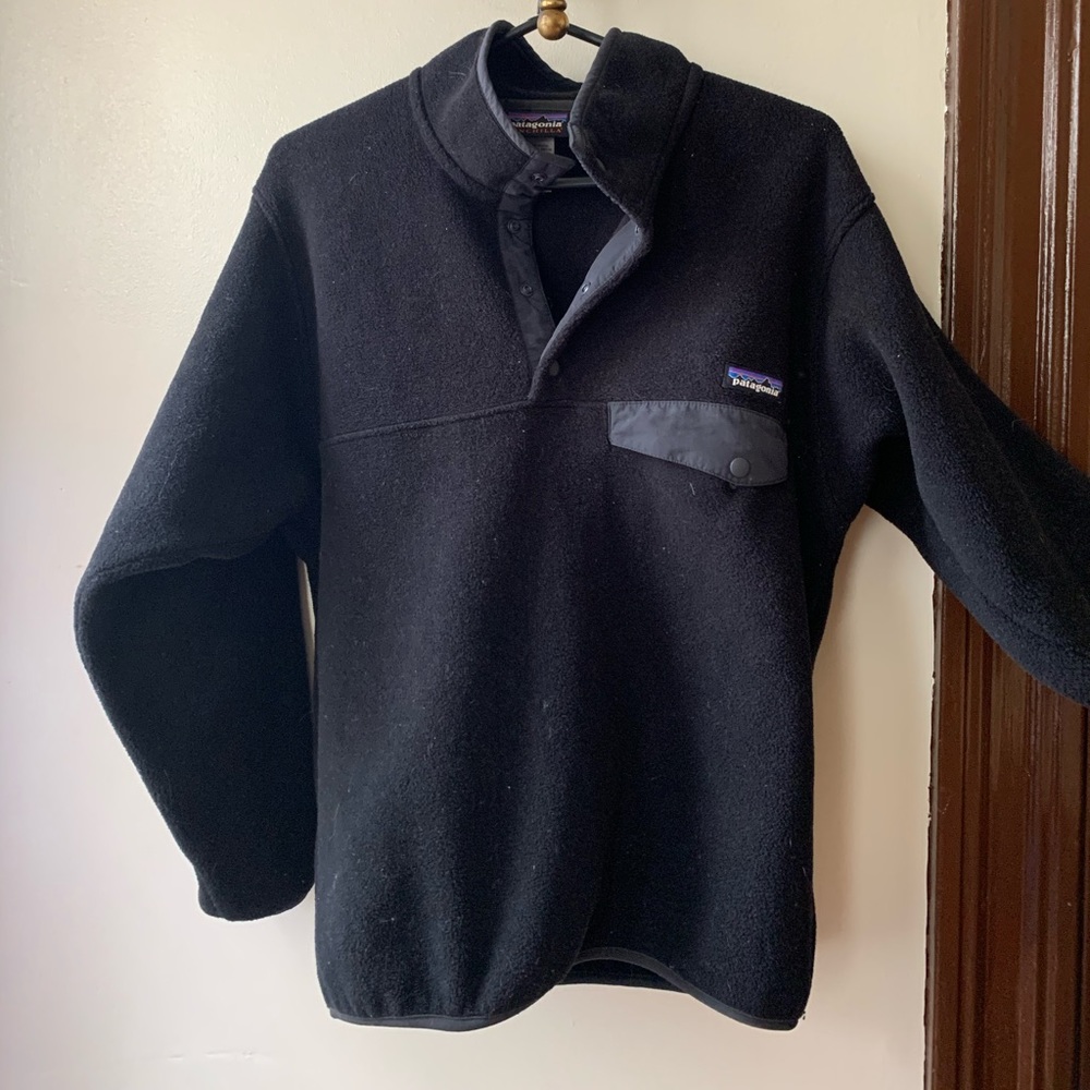 Patagonia fleece pullover snap synchilla classic